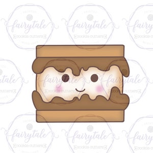 S&#39;more Cookie Cutter / Smore Cookie Cutter