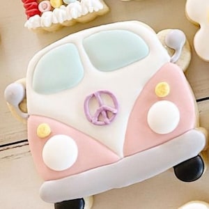 Vintage Van Front / Hippie Van Front Cookie Cutter