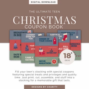 Teens Christmas Coupon Book
