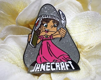 Janecraft Glitter Hard Enamel Pin