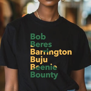 Reggae Artists T-Shirt | Bob Marley