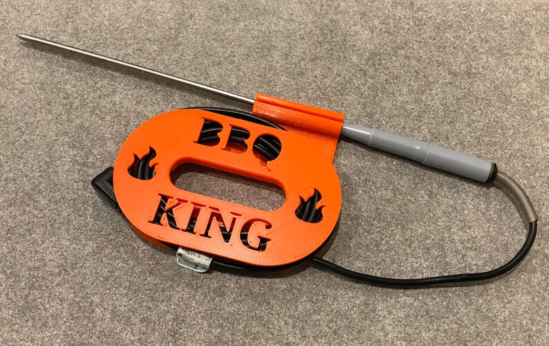 Temperature Probe Holder Personalized Smoker or Grill Etsy