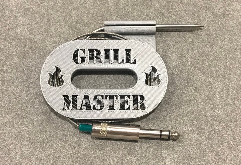 Temperature Probe Holder Personalized Smoker or Grill Etsy