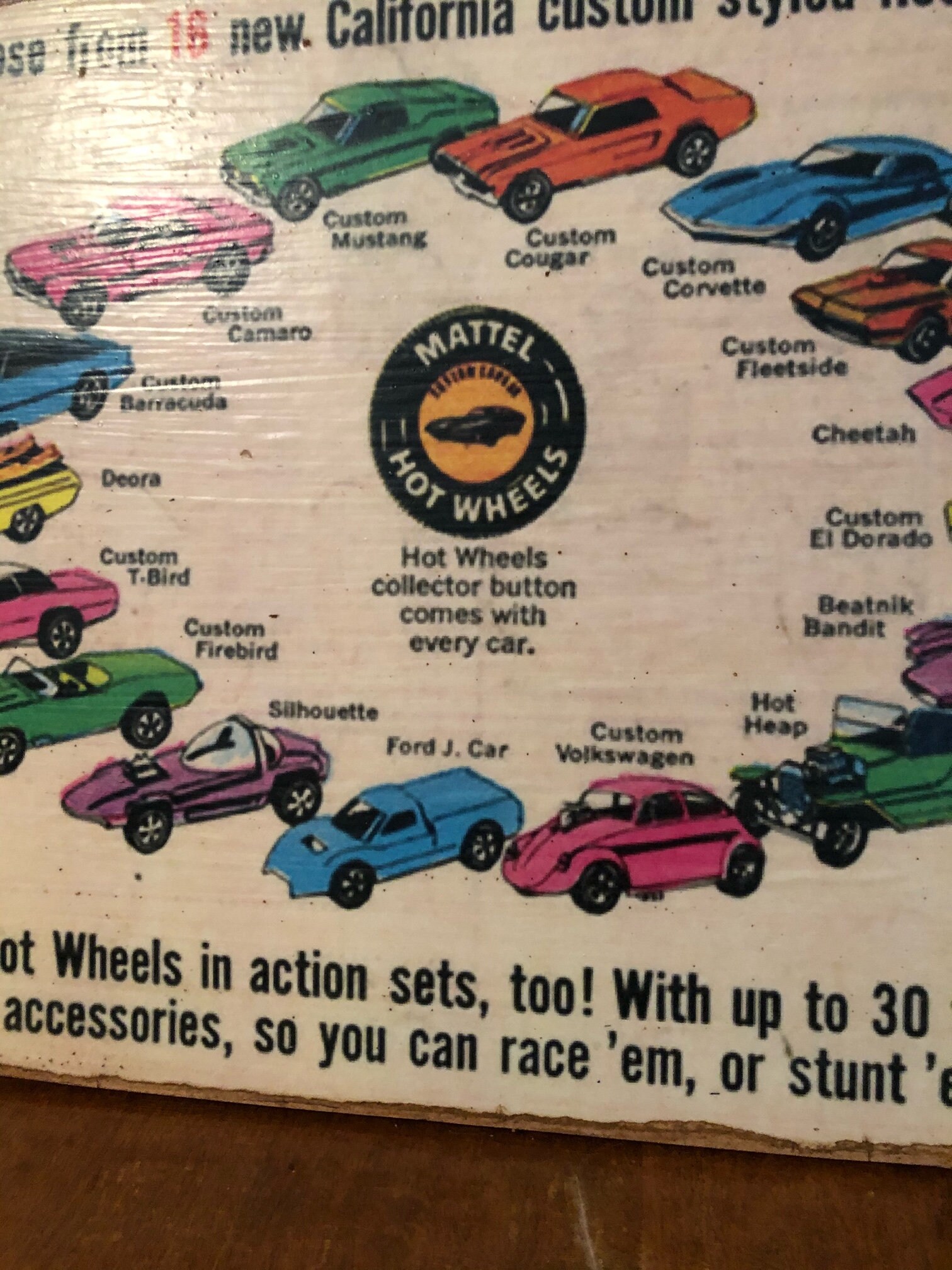 Retro Hot Wheels Advertisement. Original 16 Home Vintage - Etsy