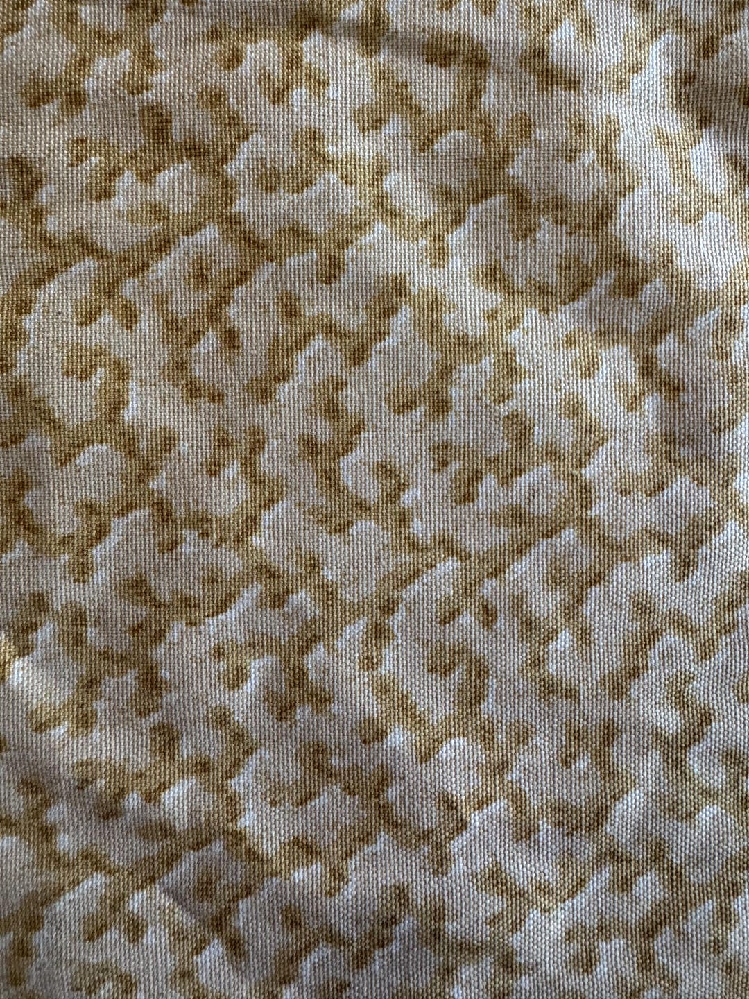 Vintage P. Kaufmann Vermiculated Pattern Style Fabric - Golden Beige ...