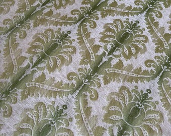 Designer Damask Brocade upholstery grade fabric yardage 10 yards BTY