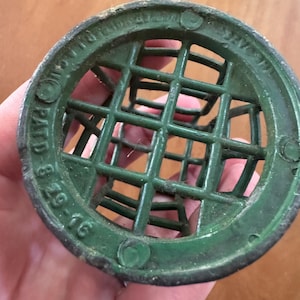 Vintage Dazey Metal Flower frog- 2.5 inches