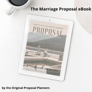 MARRIAGE PROPOSAL eBook to plan a perfect proposal | Immediate download |Top non-cheesy ideas | Best planning sources | Proposal speech temp
