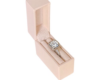Thin Blush Ring Box