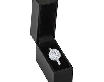 Marry Me Ring Box. Thin Ring Box hides your engagement ring for your surprise proposal.