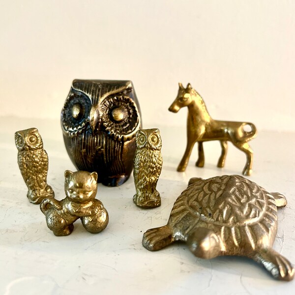 Brass Animal Etsy