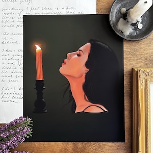 Sally Owens - Practical Magic - Fine Art Print - Digital Art Print - Witch Art - Illustration