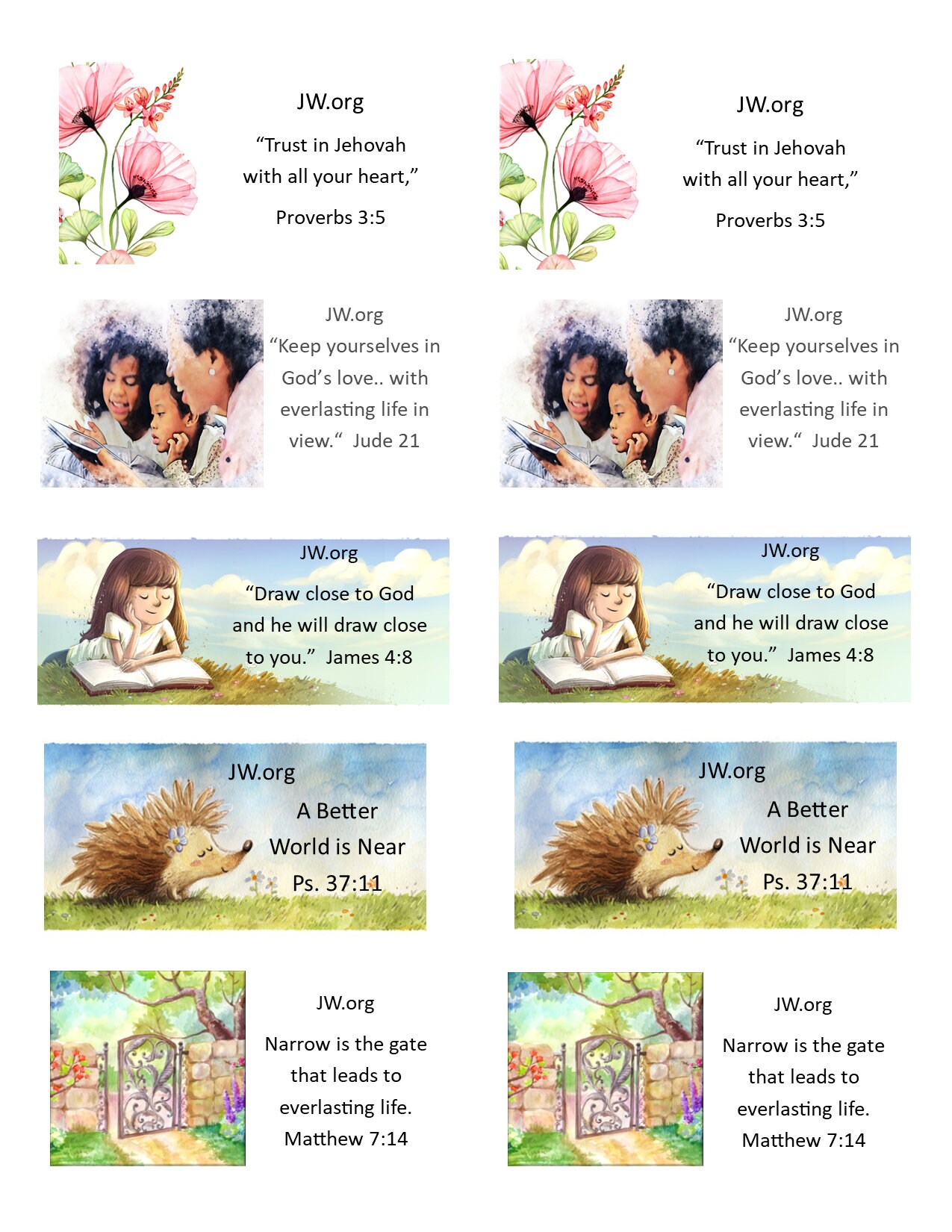 JW Letter Writing Stickers Etsy