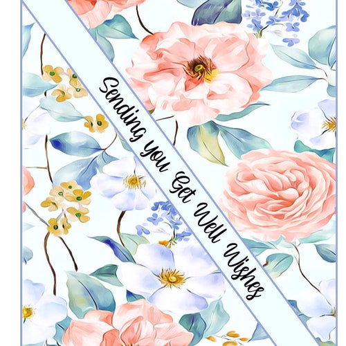 JW Get Well Greeting Card - Etsy