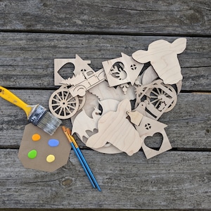 ATV Unfinished Wood Cutout Shape - Laser Cut DIY Craft Bulk Wholesale Pricing Engraved image 3