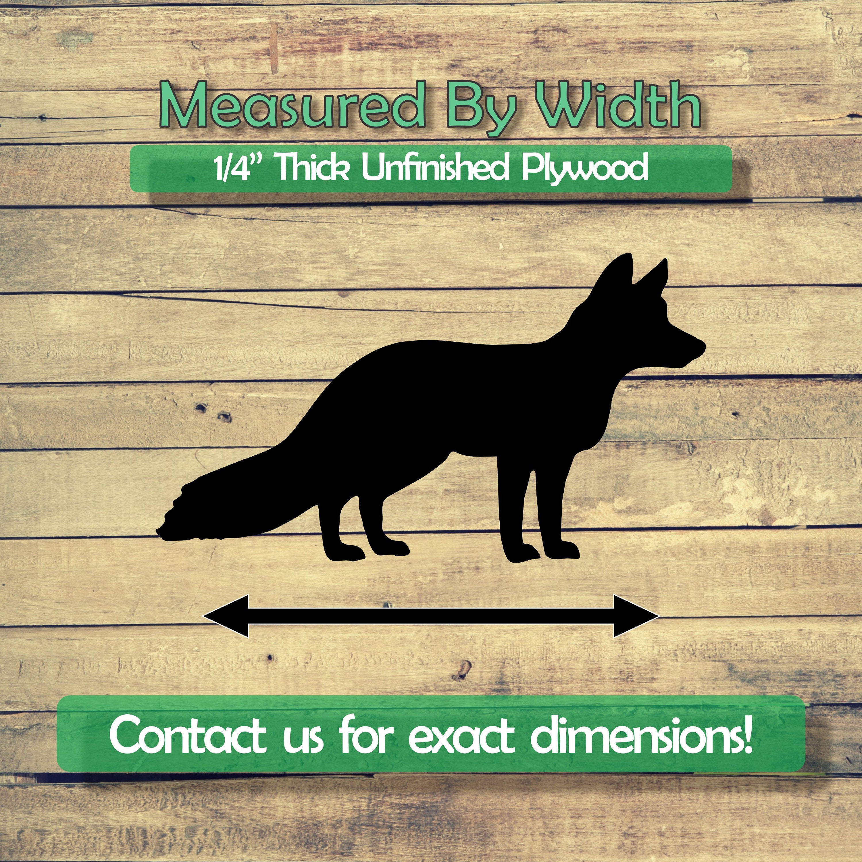 Fox Design Using 2x6 Fox Unfinished Wood Cutout Shape Laser Cut DIY Craft Bulk - Etsy