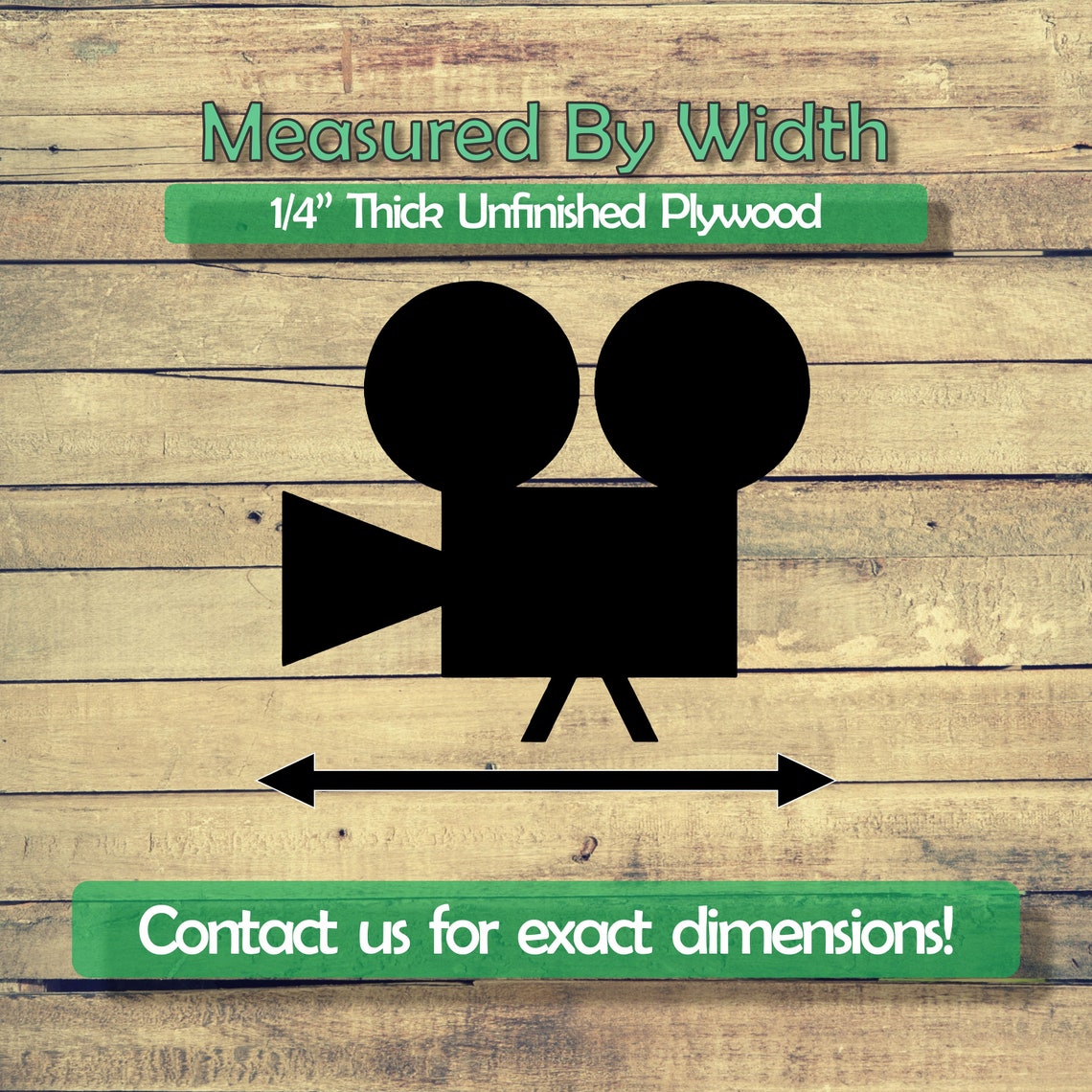 Movie Camera Unfinished Wood Cutout Shape Laser Cut DIY - Etsy