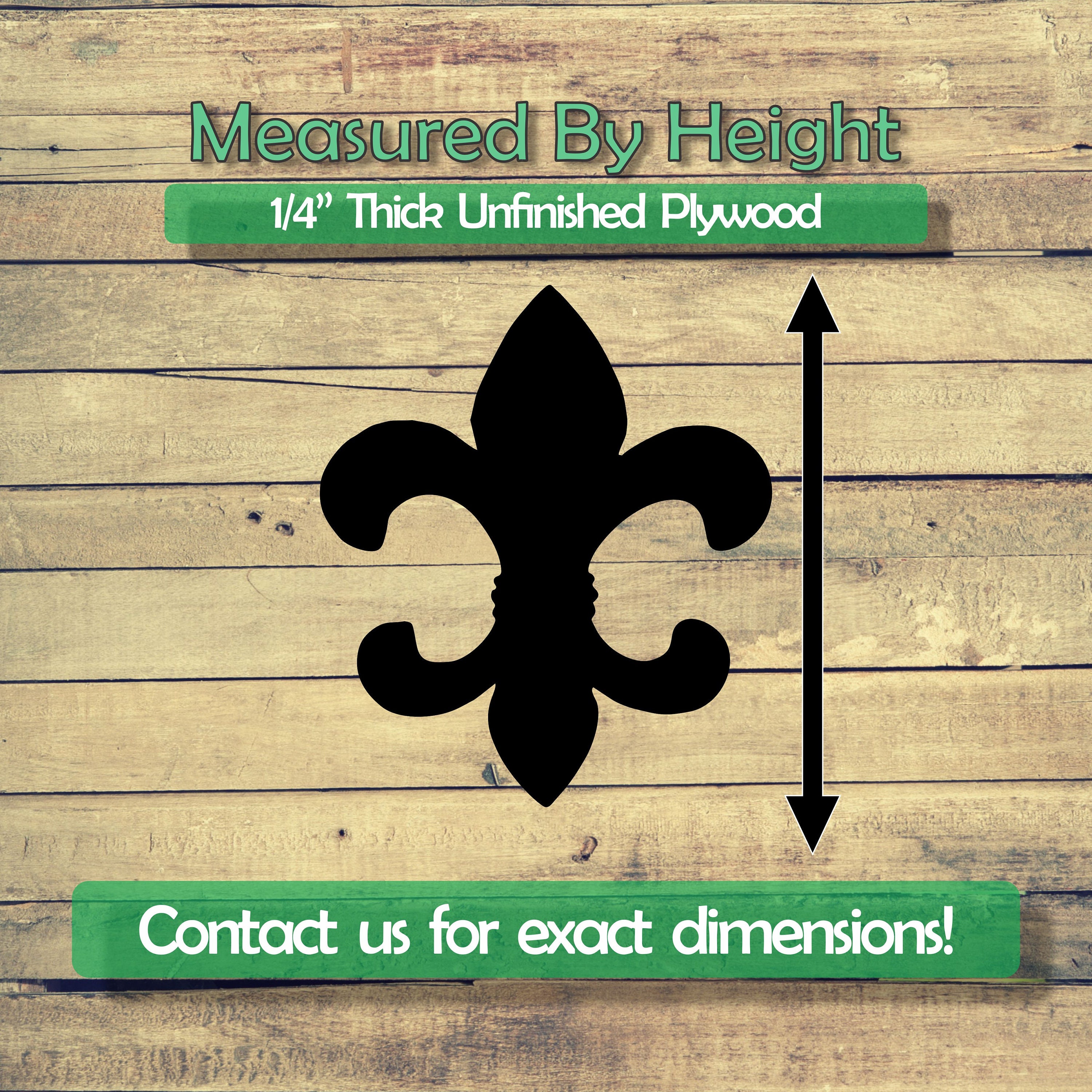 Unfinished Wooden Fleur Di Lis Shape - Football - France - Craft - From