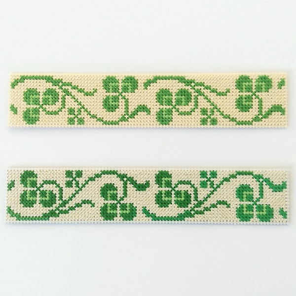 Shamrock Needlepoint Cross Stitch Etsy