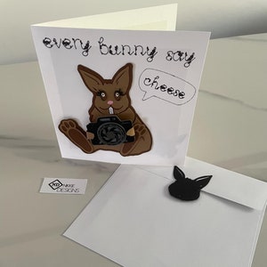 bunny birthday card