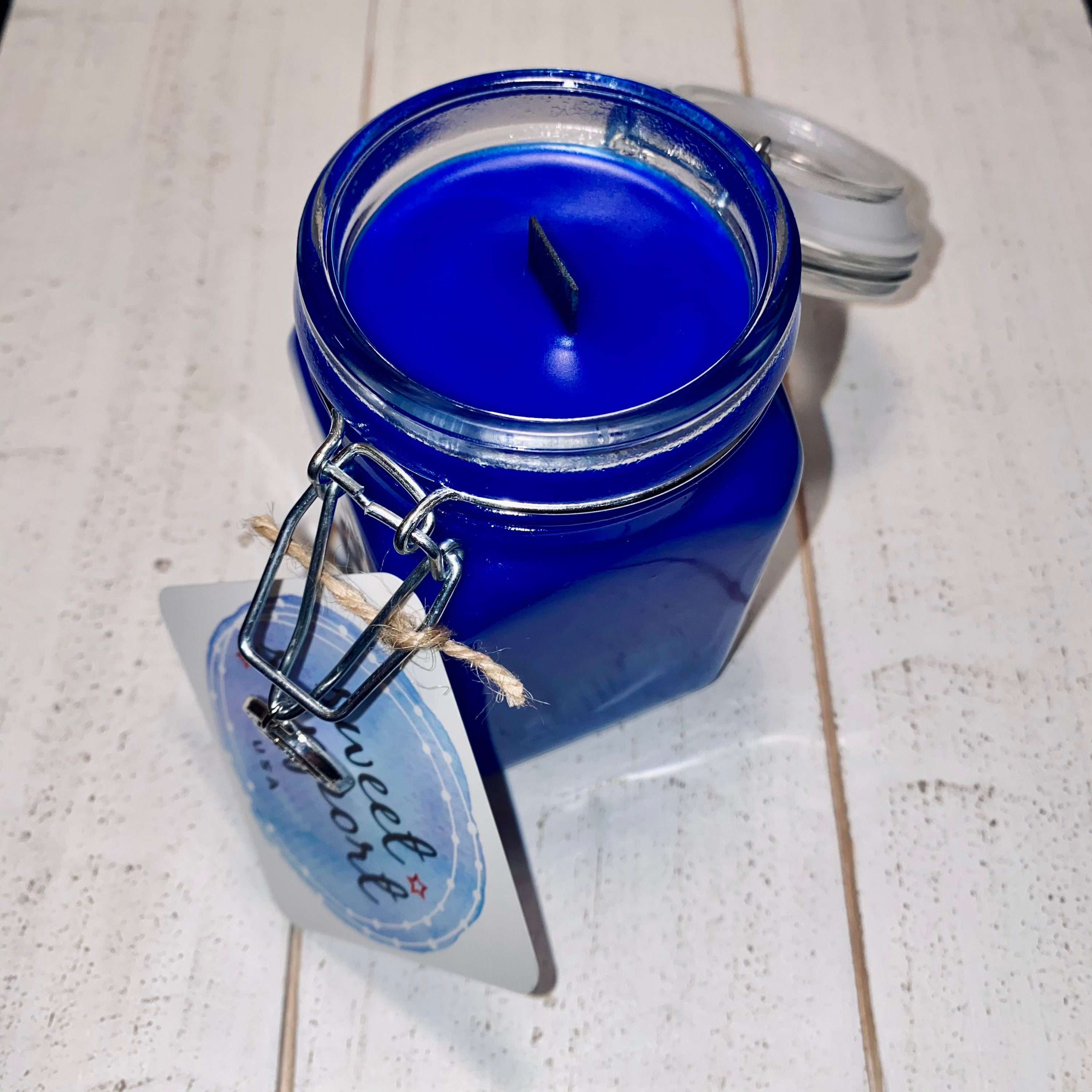 Navy Support Candle Etsy