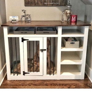 Dog Crate Nightstand Plans Etsy