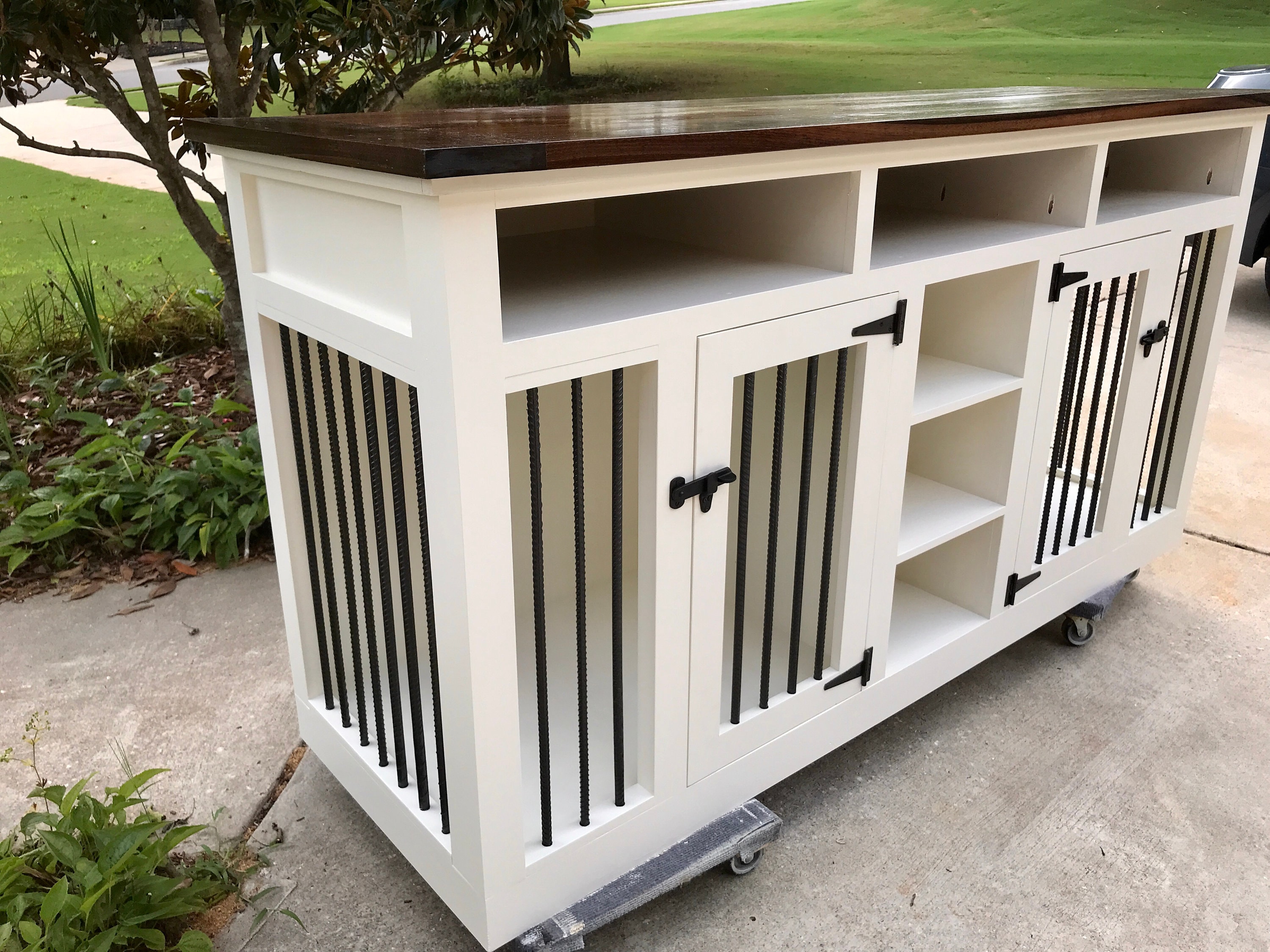 BUILD PLANS Double Dog Crate Kennel DIY Instant Download Etsy