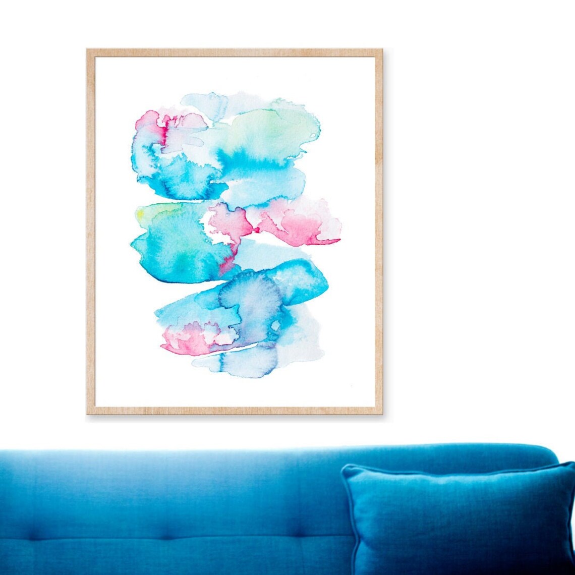 Abstract Watercolor Painting PRINTABLE DIGITAL DOWNLOAD - Etsy