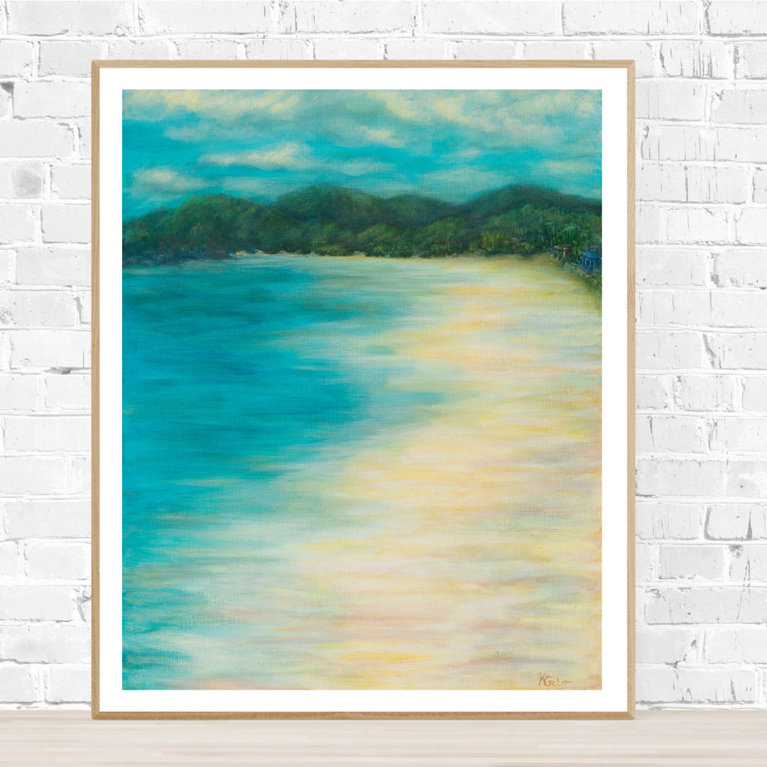 Ocean Sunset Instant PRINTABLE DIGITAL DOWNLOAD of Original | Etsy