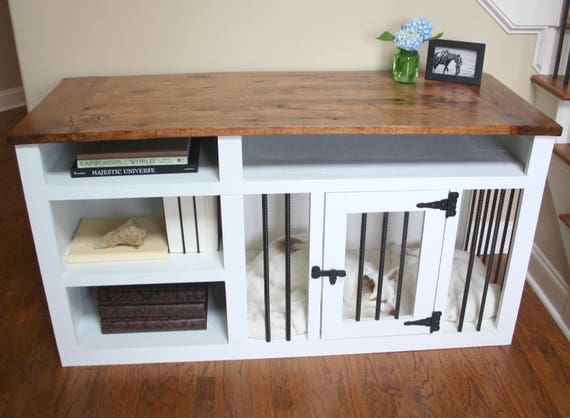 dog kennel tv stand diy