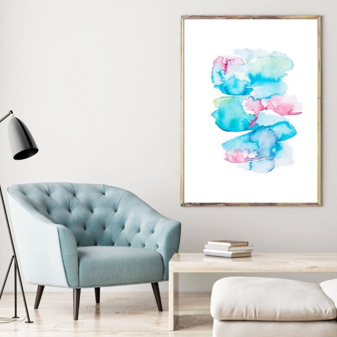 Abstract Watercolor Painting PRINTABLE DIGITAL DOWNLOAD - Etsy
