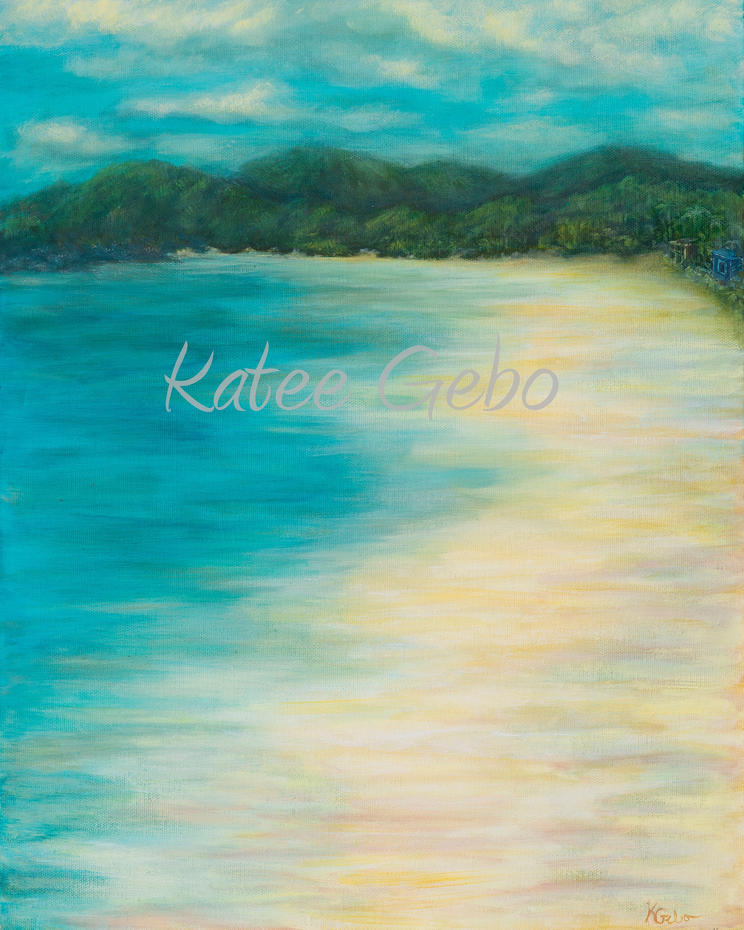 Set of Two PRINTABLE Beach Paintings Ocean Wall Art INSTANT - Etsy