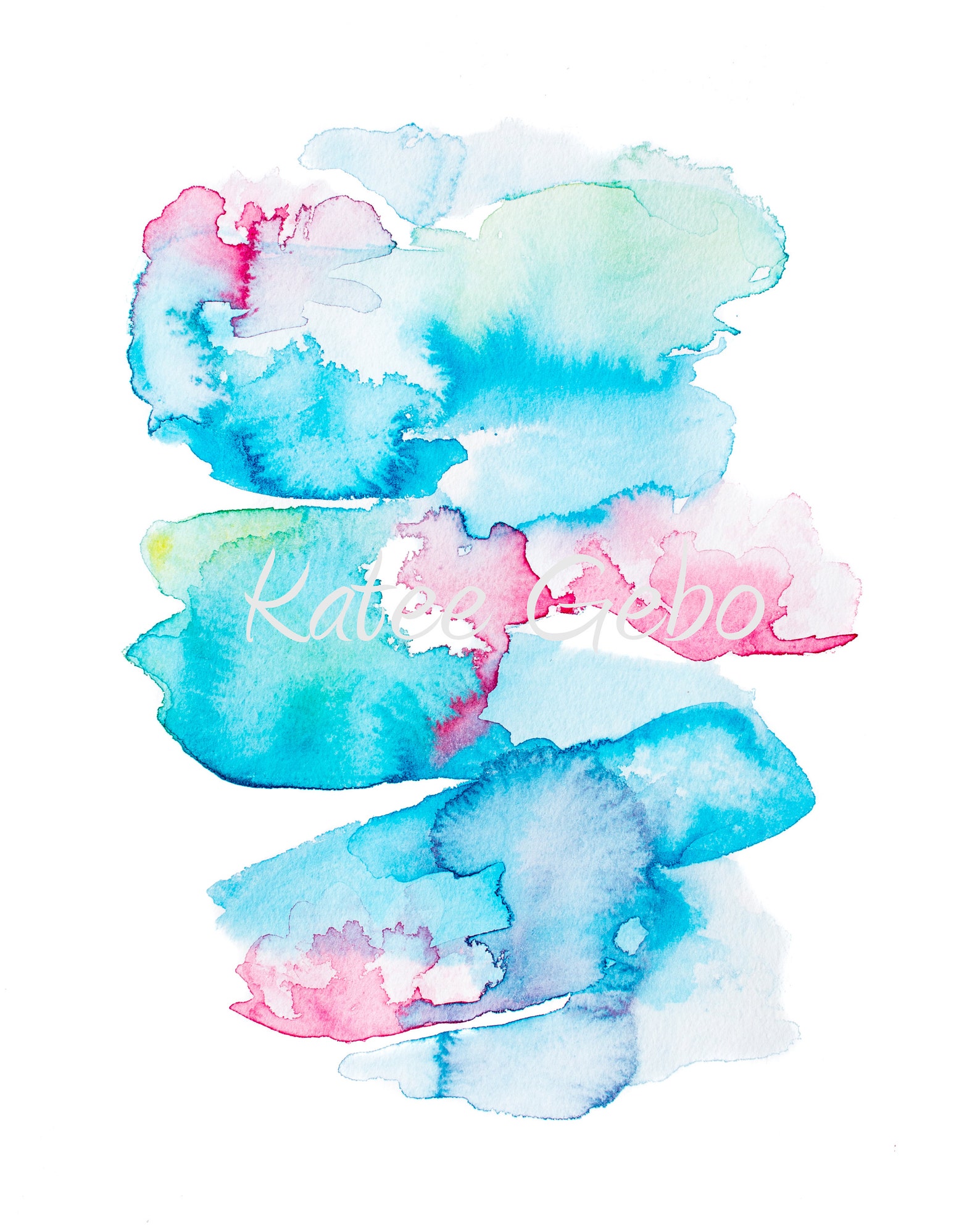 Abstract Watercolor Painting PRINTABLE DIGITAL DOWNLOAD - Etsy