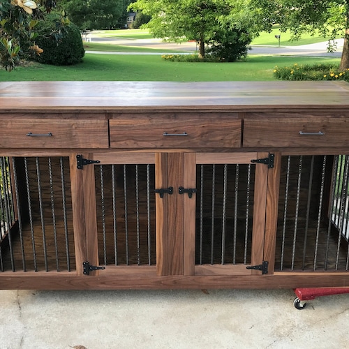 BUILD PLANS Extra Large Single Dog Crate Kennel DIY Instant Etsy