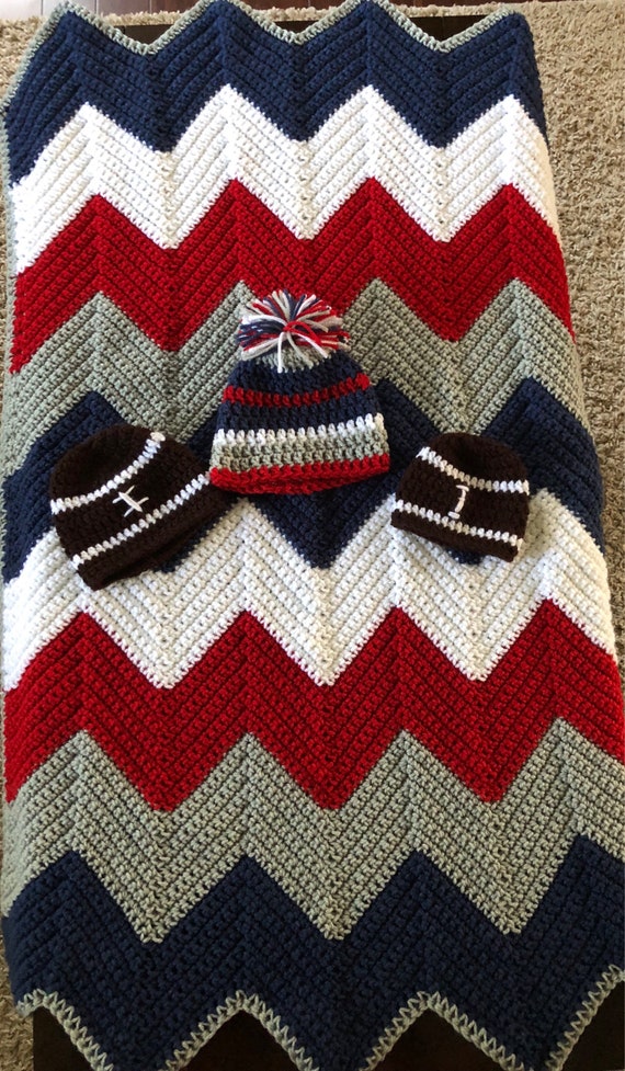 patriots baby blanket