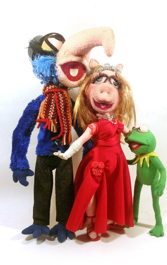 The Muppet Show Muppets Dolls Kermit Miss Piggy Fozzie -  Israel