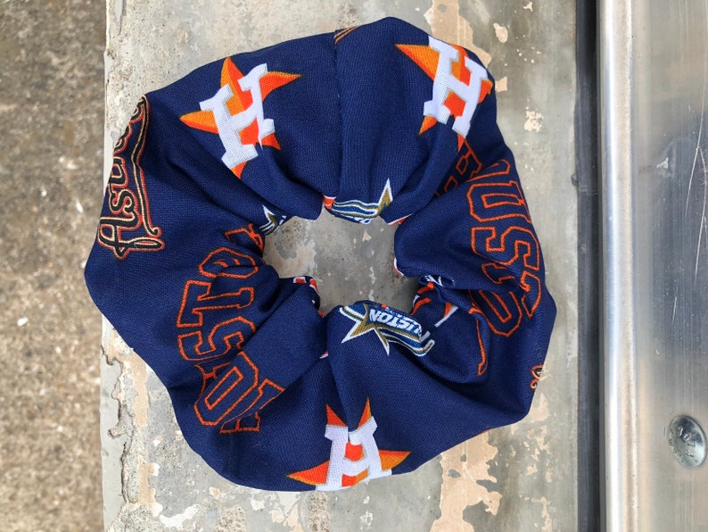Houston Astros Hair Tie Houston Astros scrunchie Houston Etsy