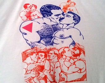 The Lovers -   Homoerotic -Gay- Tom of Finland -Gay Pride, Homo Art , Gay art, Homoerotic art