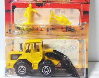 Majorette 263 Tracto Front End Loader Vintage Diecast Construcción Juguete 1990