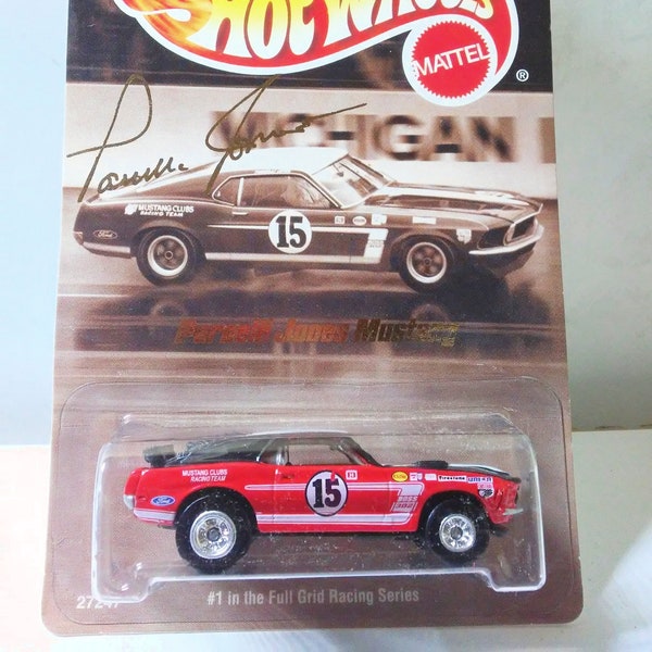 Hot Wheels 27247 Parnelli Jones Ford Mustang Mach 1 Limited Edition Full Grid Racing Series 2000