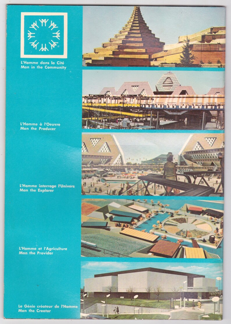 Montreal Canada Expo 67 Album Souvenir Book 1967 Etsy