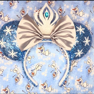 Frozen’s Queen Elsa Inspired Mickey Ears