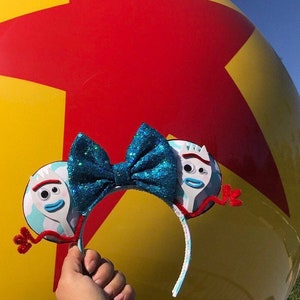 Forky Inspired Ears! Forky mickey ears. Forky minnie ears. Toy story ears. Toy story mickey ears.