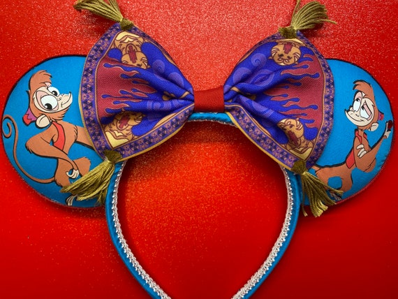 Abu Mickey Ears/carpet/aladdin/princess Jasmine - Etsy display picture 2
