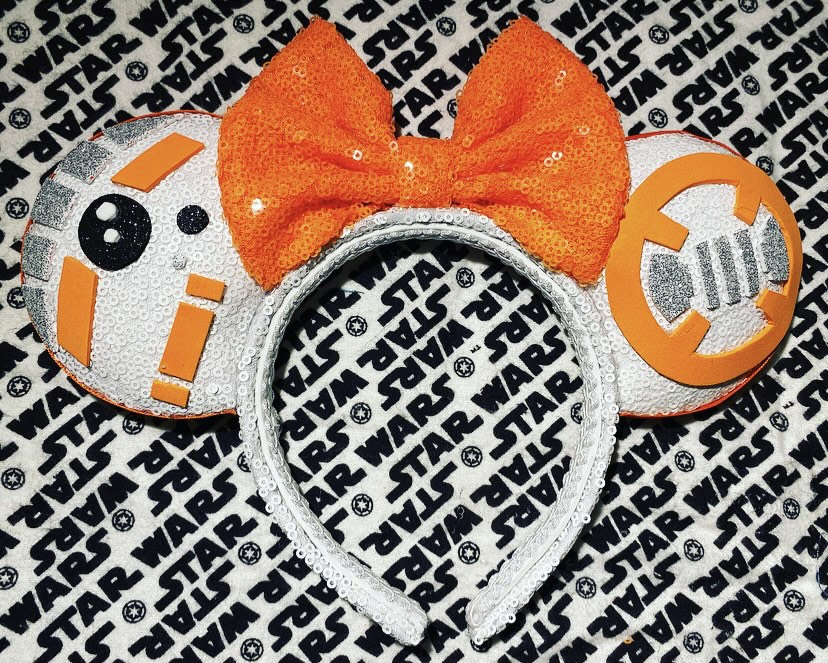 Handmade BB8 Ears Star Wars BB-8 Disney-inspired Mickey Ears - Etsy main image 3