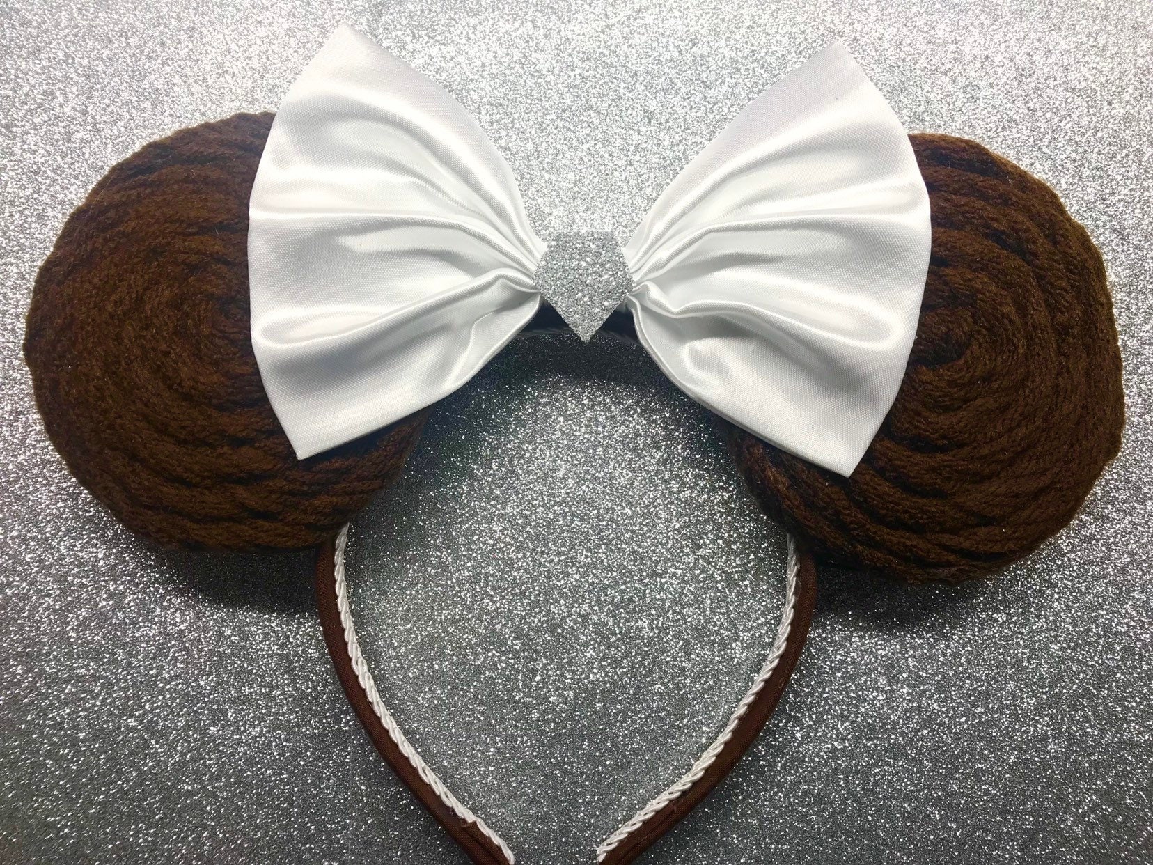 Princes Leia ears Leia Inspired Mouse Ears: Star Wars Mickey Ears - Etsy main image 3