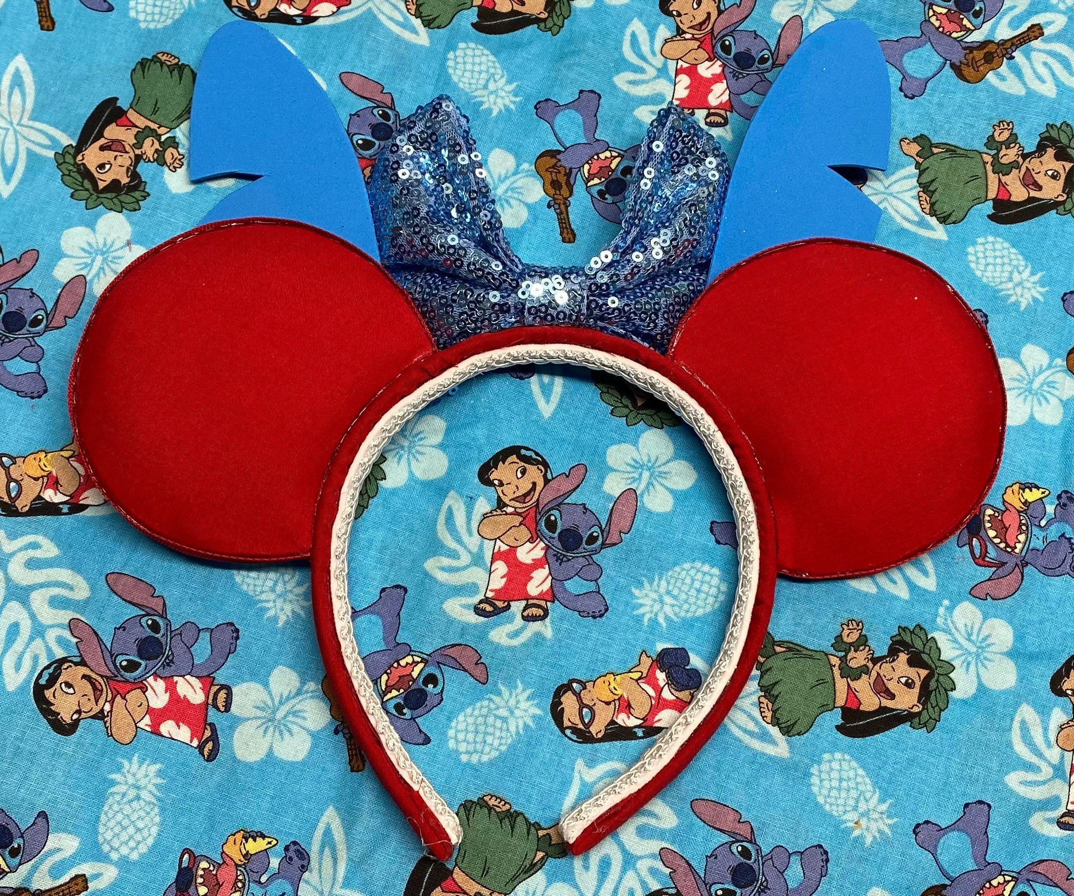 Lilo & Stitch Inspired Mickey Ears | Etsy