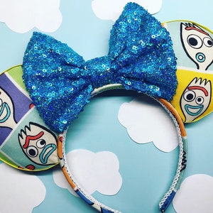 Forky Mickey Ears, Toy Story, sherrif woody, buzz Lightyear , forky