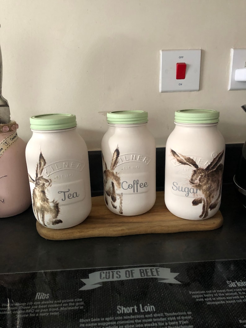 unique tea coffee sugar jars