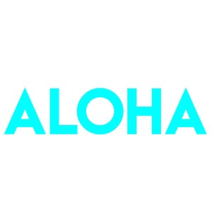 wall art print, ALOHA- Wall Decor, jpg, pdf, svg, png, Giclee, INSTANT DOWNLOAD - wall art -  Printable Art, Wall Decor, Beach Print